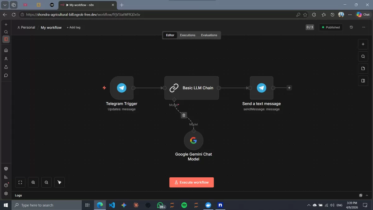 Telegram chatbot