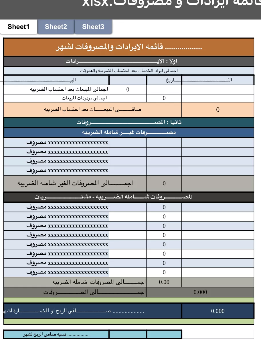 اعداد القوائم المالية