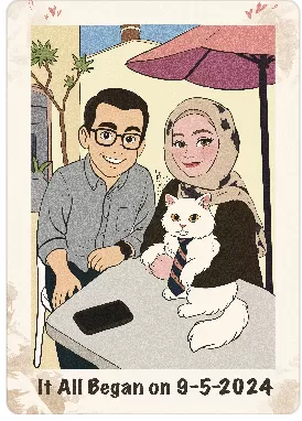 سأرسم لك بورتريه كرتوني مميز بأسلوبي الخاص