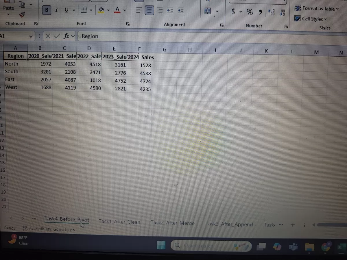 تنظيف وتحليل البيانات على Excel باستخدام Power Query