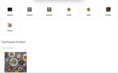 تطوير نظام مطعم وتوصيل طعام