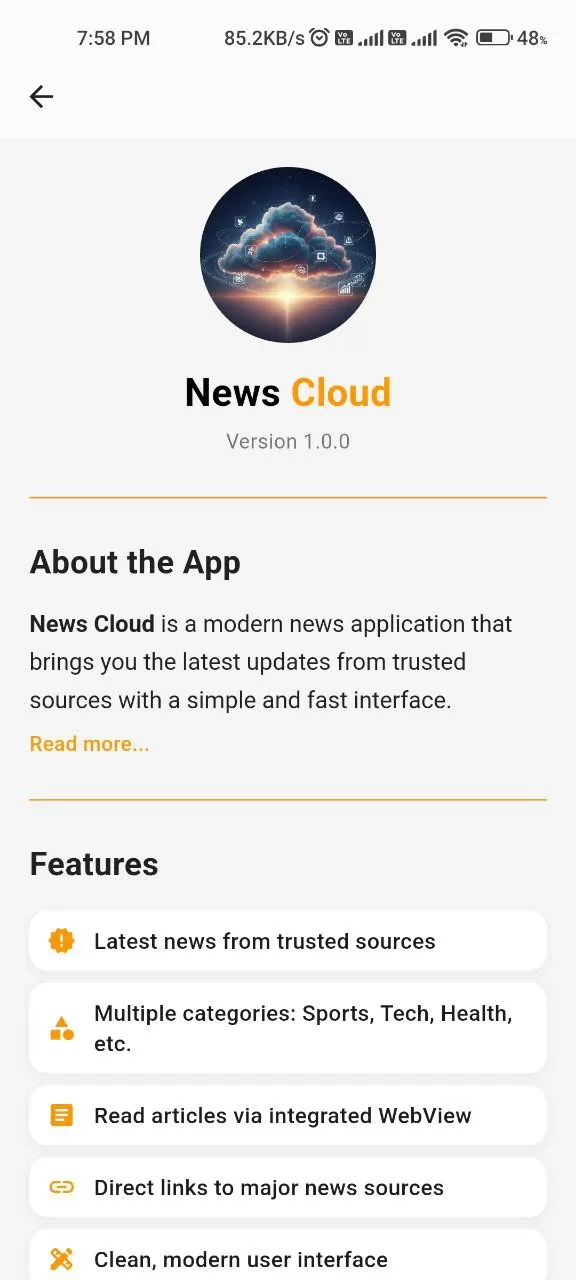 News Cloud App