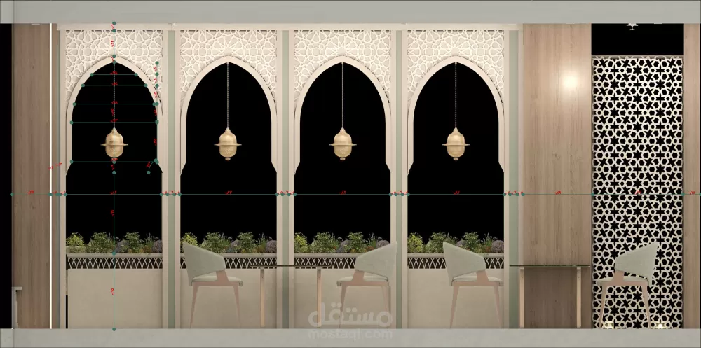 تصميم وتنفيذ مطعم لحم و مرخ - النسيم - مكة المكرمة - السعودية