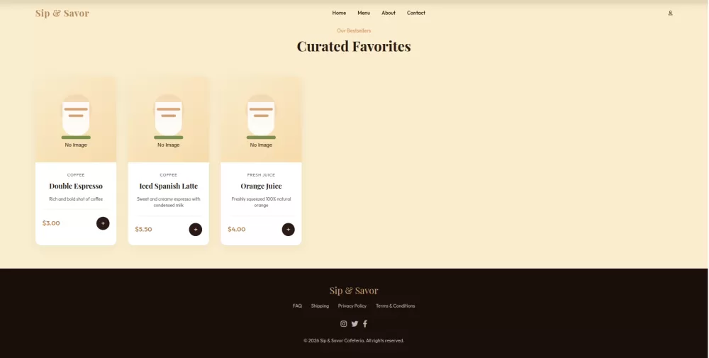 تصميم موقع مطعم احترافي بواجهة فاخرة وتجربة مستخدم متقدمة (Responsive + Animations)