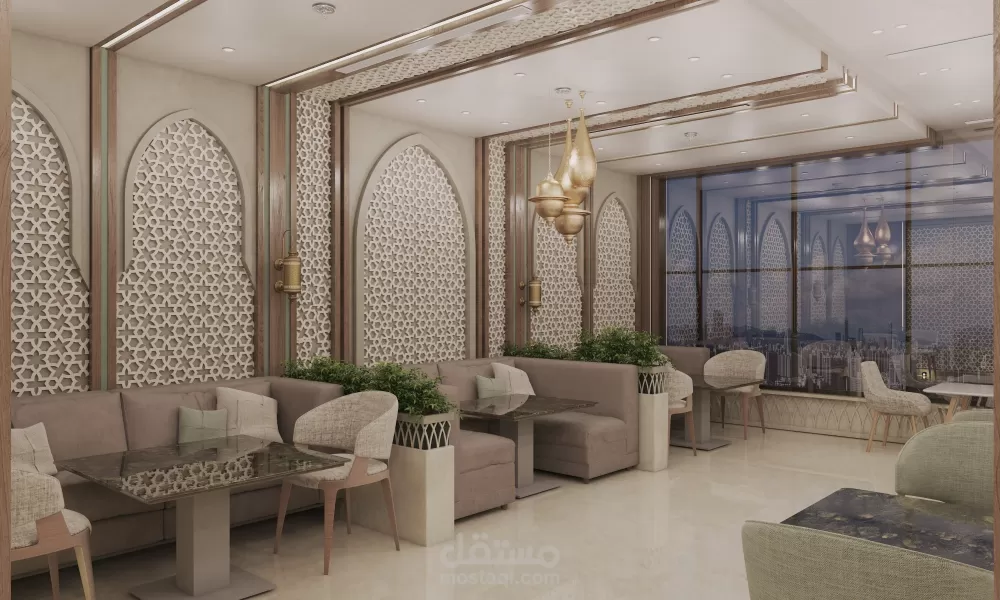 تصميم وتنفيذ مطعم لحم و مرخ - النسيم - مكة المكرمة - السعودية