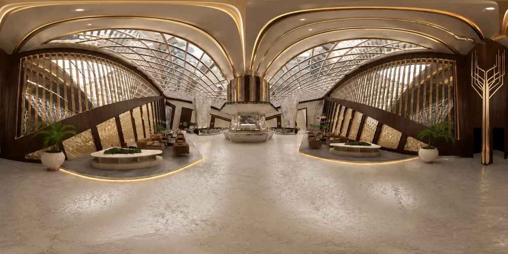 تصميم مبنى كبار الزوار - منتجع كاريبو الأولمبي - الغردقة - مصر