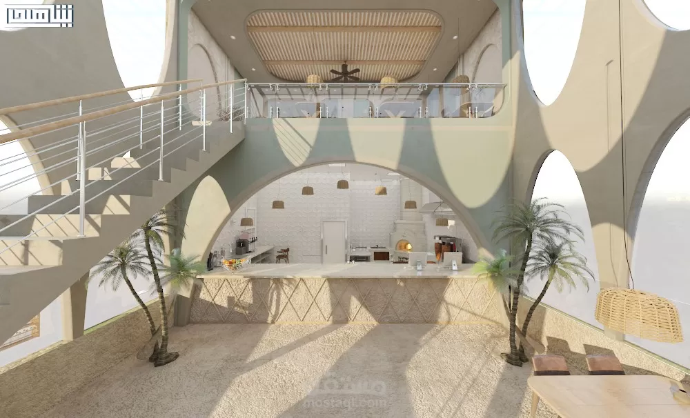 تصميم مطعم مارنيز - نجران - الممكلة العربية السعودية